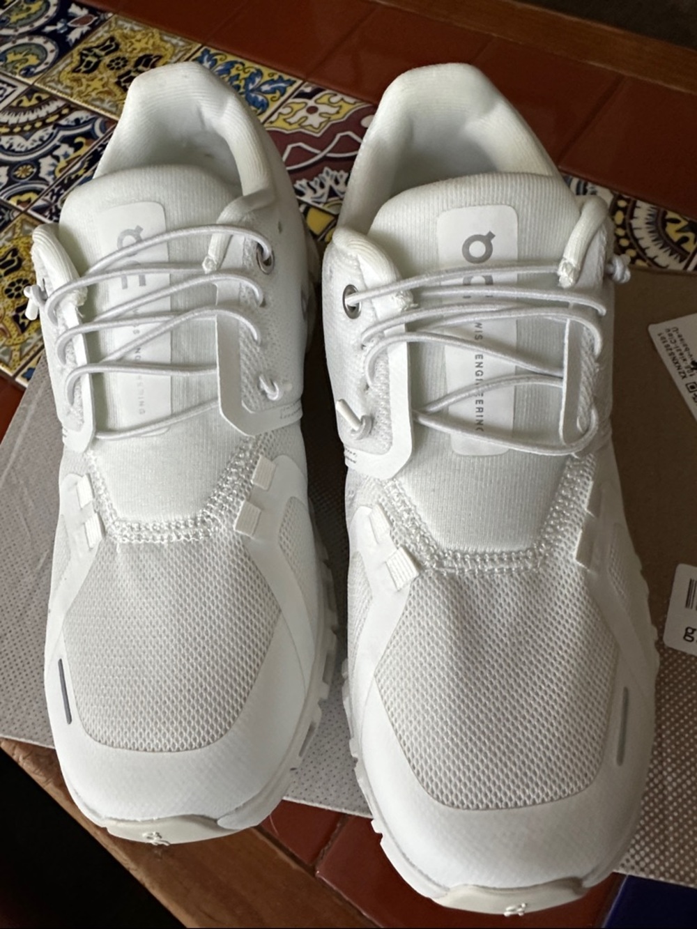 On Running Cloud Women’s All-White Performance Lace Sneakers S6